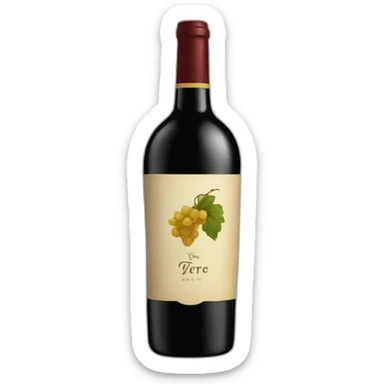 Terre vin sticker
