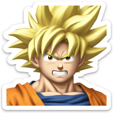 Goku Super Saiyan 1000000000000000000 sticker