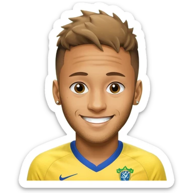 Neymar JR Brazil kit sticker
