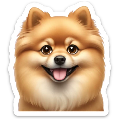 cute pomeranian  sticker