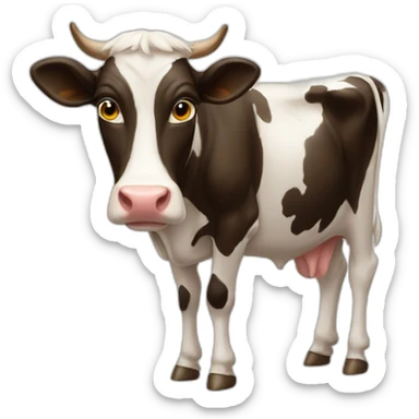 Holy cow sticker