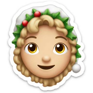 cozy christmas heart  sticker