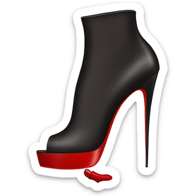 louboutin heels sticker