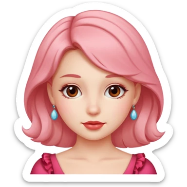 Girl coquette  sticker