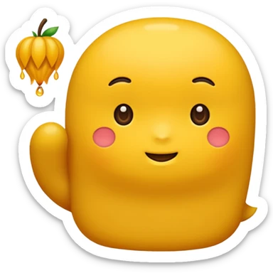 검지손가락 하나만 피고 있는 손 sticker