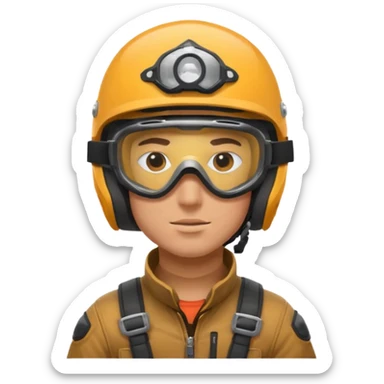 dirtbike rider face with helmet and goggles on sticker