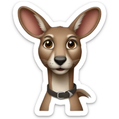 Homme kangourou sticker