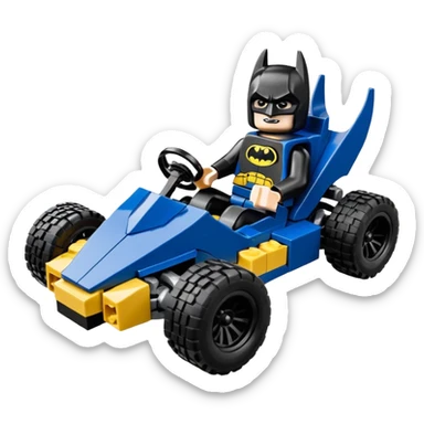 full size real-appearance road racing sexy muscular Batman’s masculine midnight-colored tight outfit 1970’s style dark knight stealthy accurate sporty safe plush deluxe Lego off-road pursuit drifting car lexus (black hair,reclining and relaxed torso and shoulders back against seat) rallycross kart  sticker