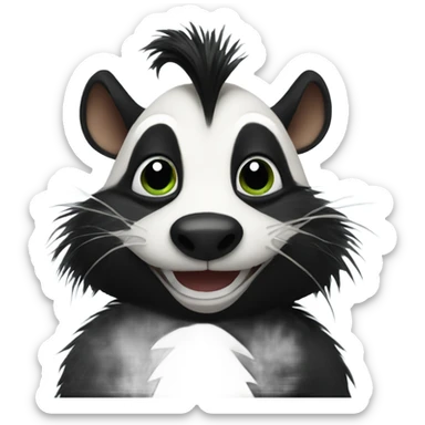 Stinky skunk sticker