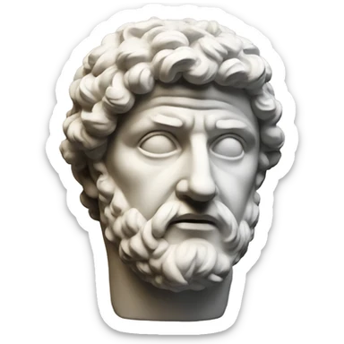 Roman sculpture sticker