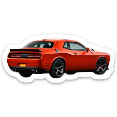 Dodge Challenger Hellcat  sticker