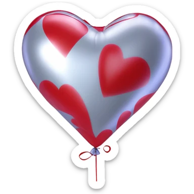 Valentine’s Day balloon sticker