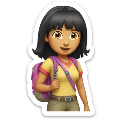 Dora exploradora sticker