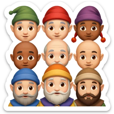Seven dwarfs sticker