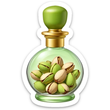 Pistachio perfume sticker
