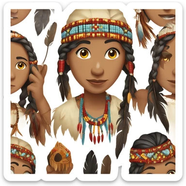 Native American  sticker