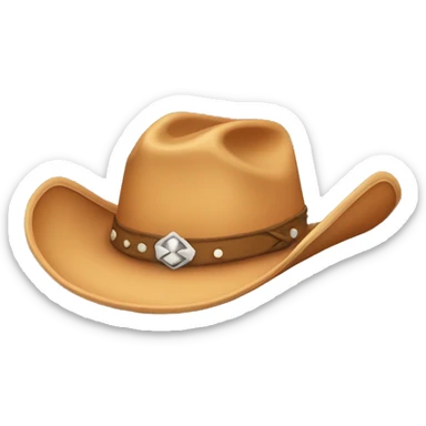 Cowgirl hat sticker