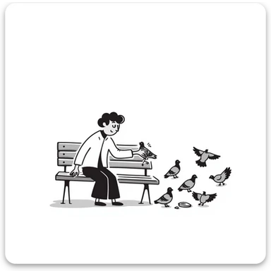 elderly people sticker