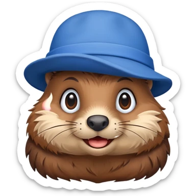 sassy girl beaver sticker