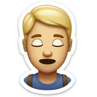 Face with tongue out and eyes closed  sticker