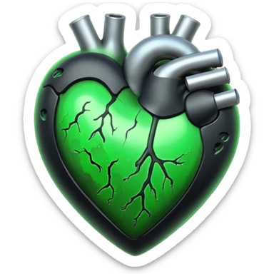 Toxic Heart
 sticker