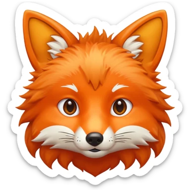 Fox sticker