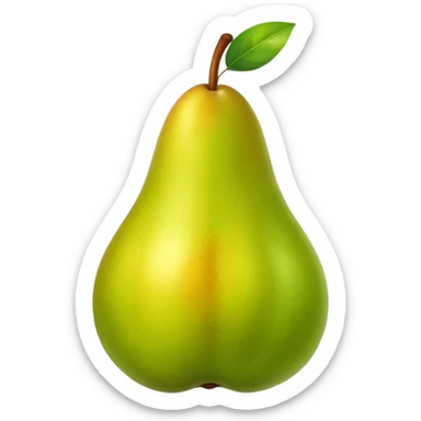  colorful Pear sticker