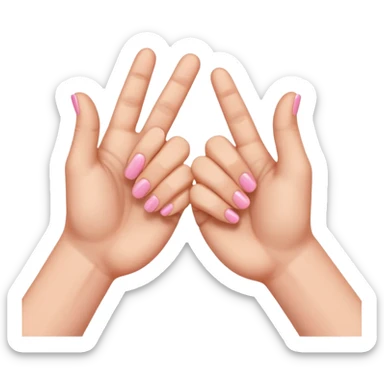 pinky promise sticker