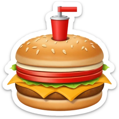 
Free fast food Delivery sticker