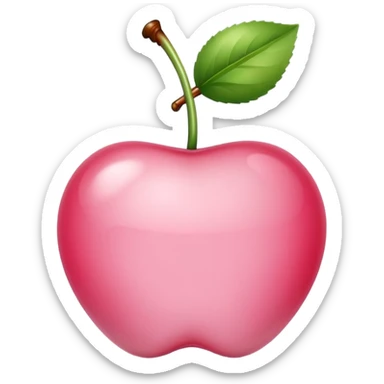 light pink Cherry sticker