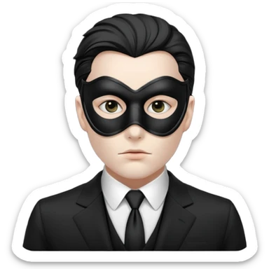 Black Noir from the Boys TV show sticker