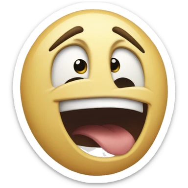 yawn and eyeroll emoji sticker