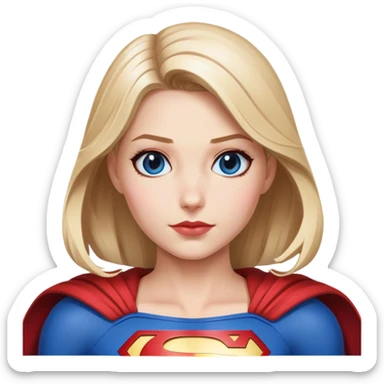 Supergirl from DC comics sticker