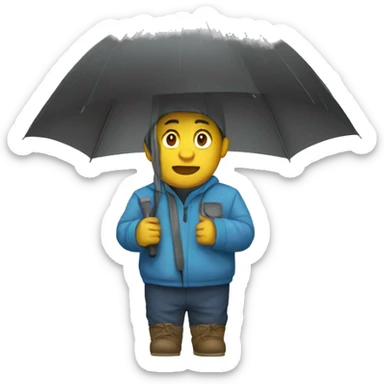 lluvia  sticker
