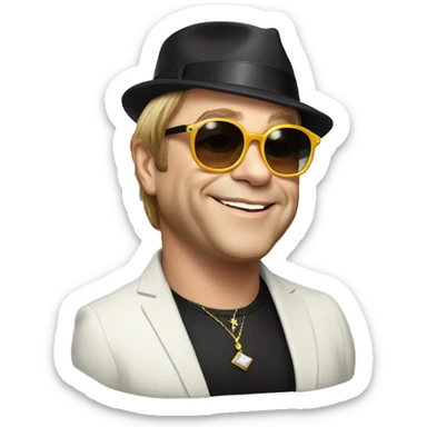 Elton john sticker