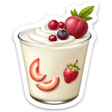 Yogurt greco e frutta secca
 sticker