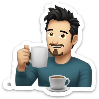 markiplier-drinking-coffee sticker