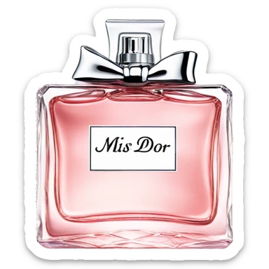 Miss dior perfume sticker
