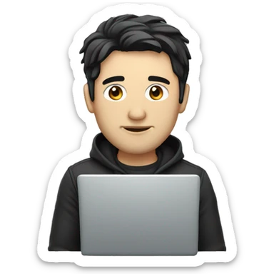 europe-glass-man-black-hair-with-laptop sticker