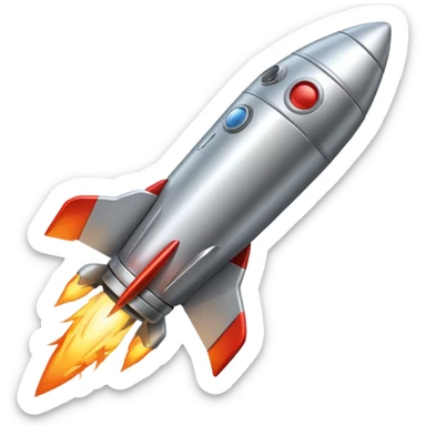 Rocket sticker