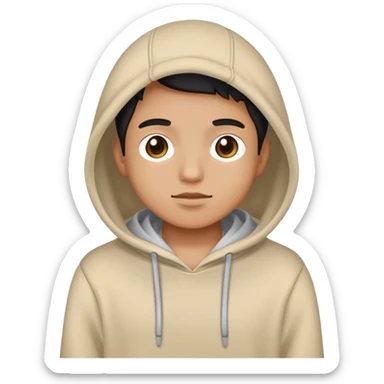 Cuy con sudadera  sticker