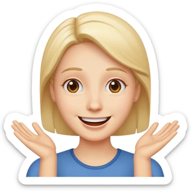 Personne qui fait semblant de croire en quelqu'un  sticker