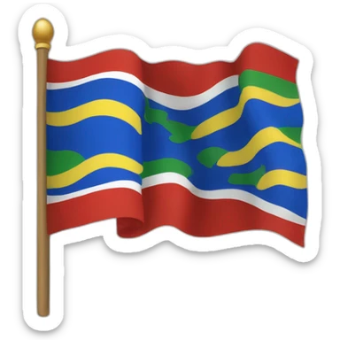 drapeau martinique sticker