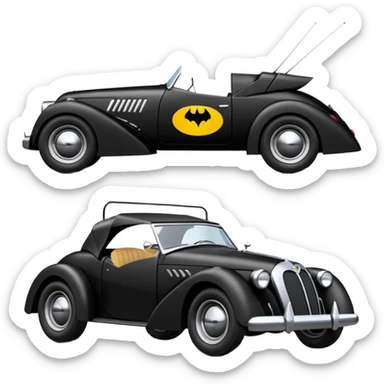 futuristic Batman’s car, loosely based on 1957 MG roadster(flat long straight organically-shaped mechanical roomy interior seating inside the body)the king cockroach’s antenna stealthy town hot rod desert dirt racing rwd rail sticker