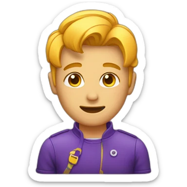 Gay emoji saying “yass” sticker