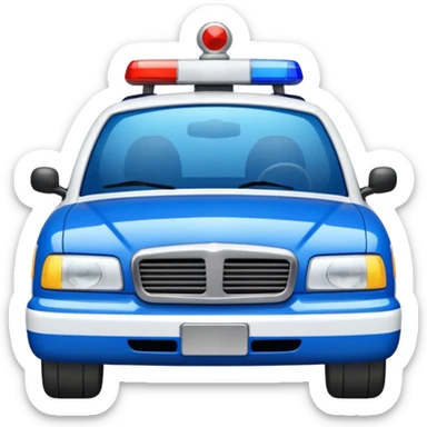 police car sticker