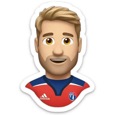 Rugbyman français sticker