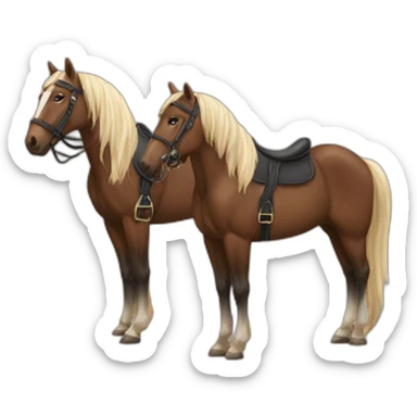 Caballos sticker