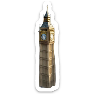 big ben london sticker