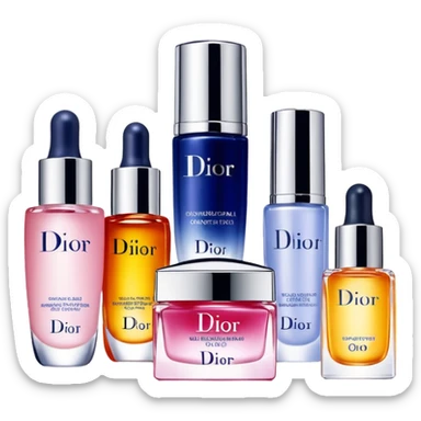 dior skincare sticker